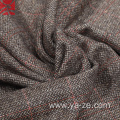 camel herringbone woven wool fabric